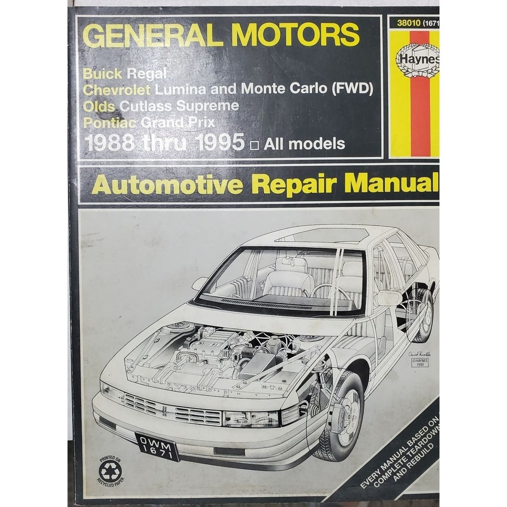 Haynes Repair Manual (38010)